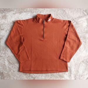 The North Face Flight Series Men's Orange Lightweight Hiking 1/4 Zip Sweater | M